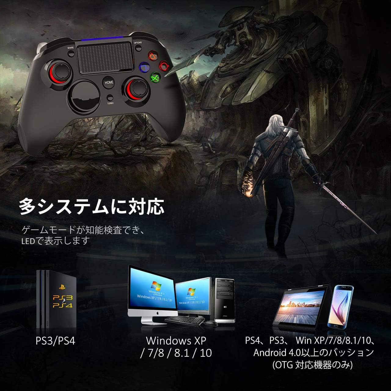 PS3とPS4パッド対応コントロールボックス USB&NEOGEO JAMMA 高評価の